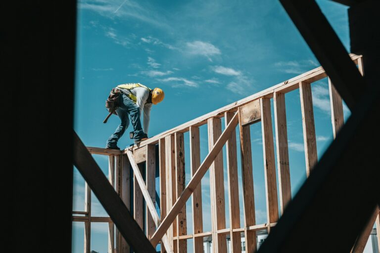 Single-family residential home under construction in California, representing an owner-builder insurance case study.
